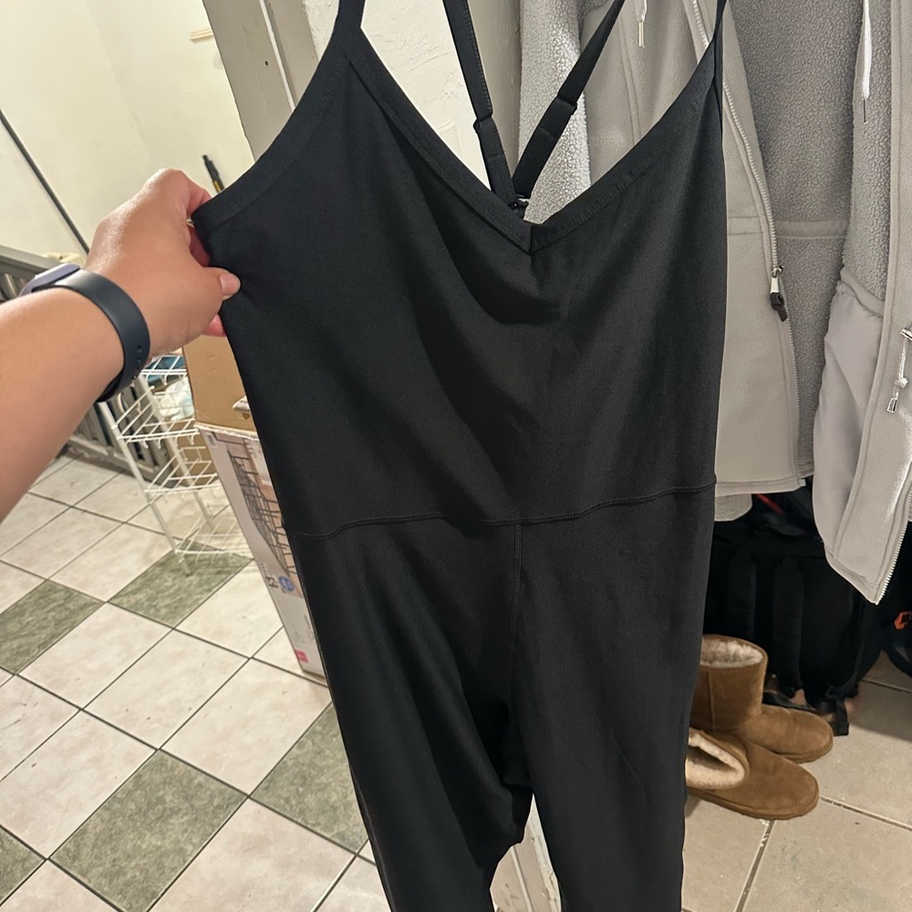 Black Sleeveless Jumpsuit